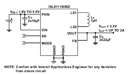 ISL91110 Functional Diagram