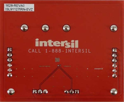 ISL91127IRN-EVZ Buck-Boost Regulator Board Bottom