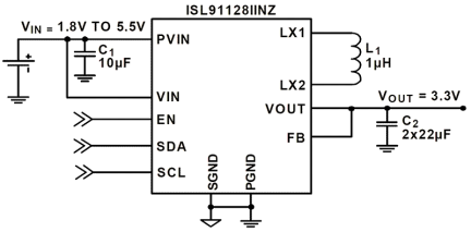 ISL91128 Functional Diagram
