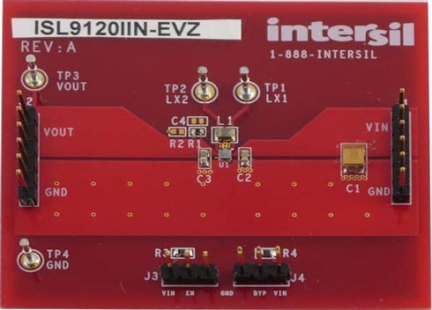 ISL9120IIN-EVZ Fixed 3.3V Output Evaluation Board