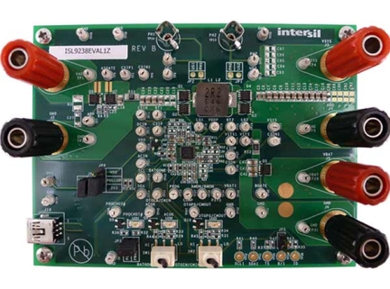 ISL9238EVAL1Z Battery Charger Eval Board Top