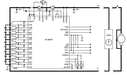 ISL94203 Functional Diagram