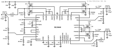 ISL9444 Functional Diagram