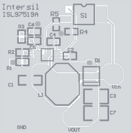 ISL97519AIUZEVALZ PWM Boost Regulator Eval Board