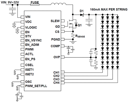 ISL97687 Functional Diagram