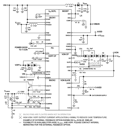 ISL98602 Functional Diagram