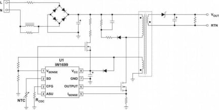 iW1699 Typical Applications Diagram