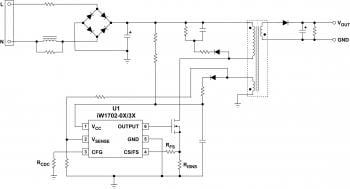 iW1702-0xB/3xB Typical Application Diagram