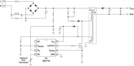 iW1710 Typical Applications Diagram