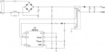 iW1812 Typical Applications Diagram