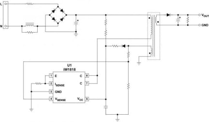 iW1818 Typical Applications Diagram