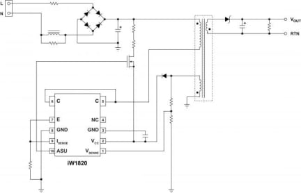 iW1820 Typical Applications Diagram