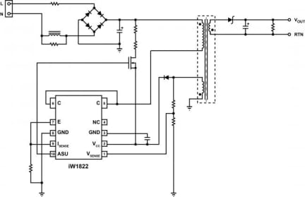 iW1822 Typical Applications Diagram