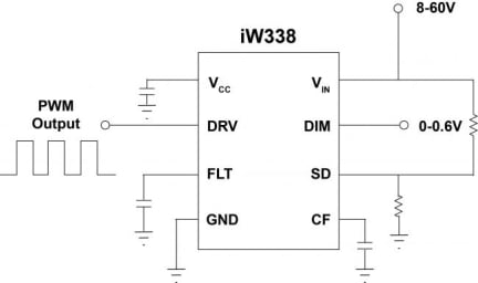 iW338 Typical Applications Diagram
