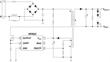 iW3622 Typical Applications Diagram