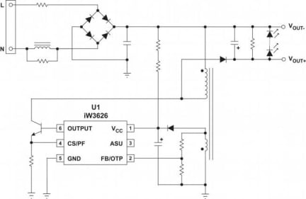iW3626 Typical Applications Diagram