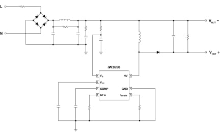 iW3658 Typical Applications Diagram