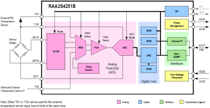 RAA2S4251B - Block Diagram