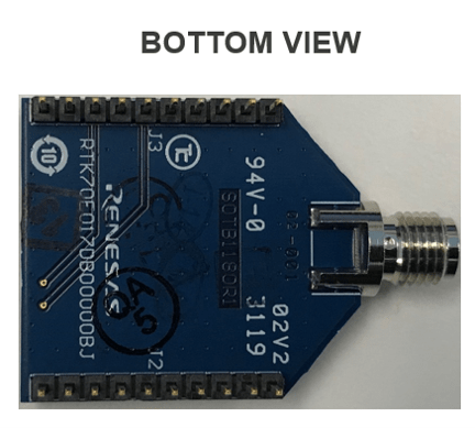 RE01 Sensor Board PoC Bottom View 1