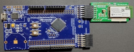 RL78/G14 Fast Prototyping Board and Wi-Fi Pmod Expansion Board