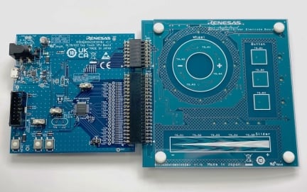 RL78/G22 Cap Touch CPU Board (2)