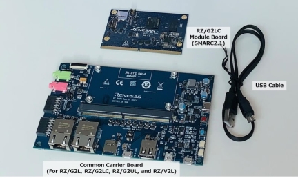 RZ/G2LC Evaluation Board Kit Contents