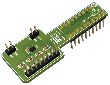 SLG46580V DIP Prototyping Board