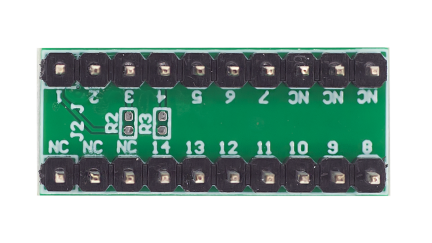 SLG46857AP-DIPプロトタイピングボード - 背面