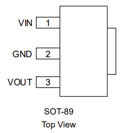 SOT89 Pin Assignments