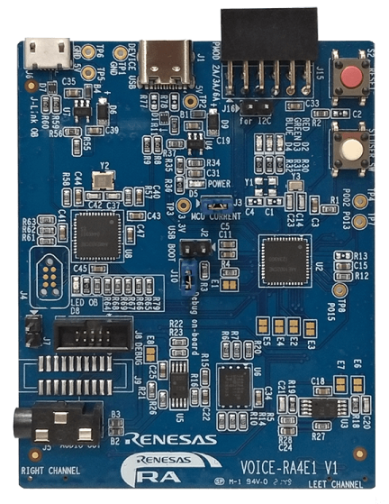 RA4E1 Voice User Demonstration Board