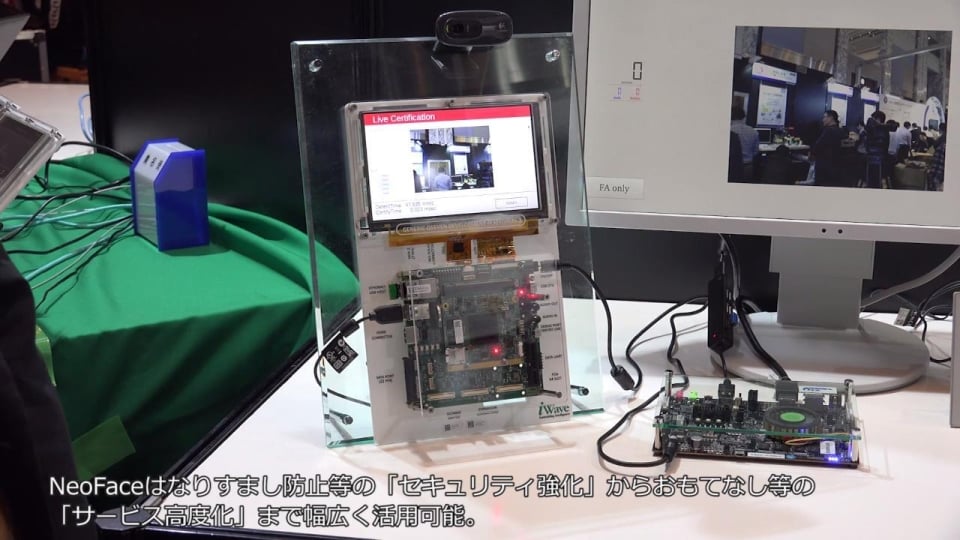 RZ/Gに搭載、機器への組込みを容易に「顔認証・性別年齢推定システム」
