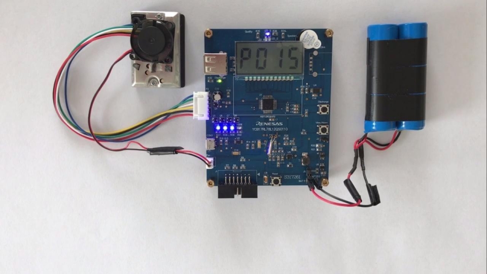 PM2.5 Monitor with Portable Battery