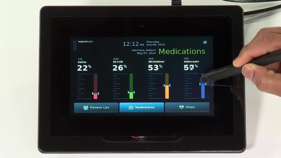 Medical Demo using Renesas Synergy GUIX