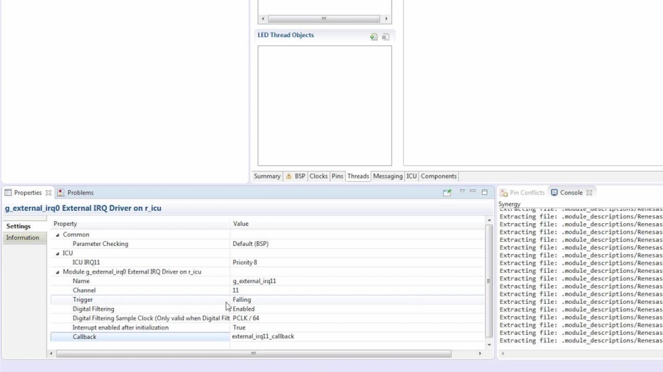 Using the ThreadX Real-Time Operating System with e² Studio