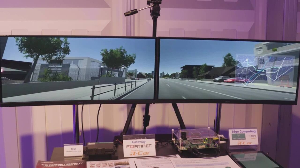 Renesas Panoramic Canvas Demo at CES 2018.