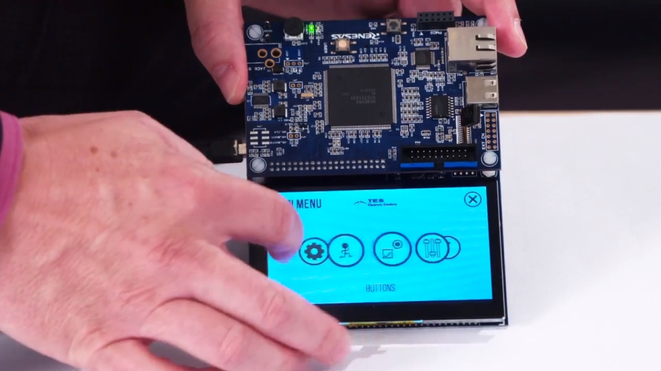 TES Guiliani Graphical User Interface on RZ/A Stream it! - RZ - V2.0!