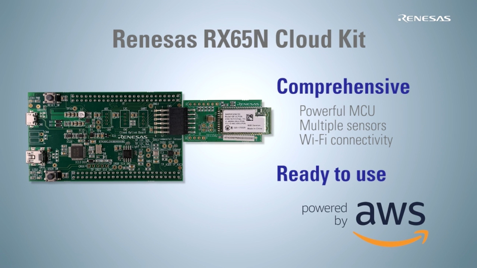 Renesas RX65N Cloud Kitセットアップガイド