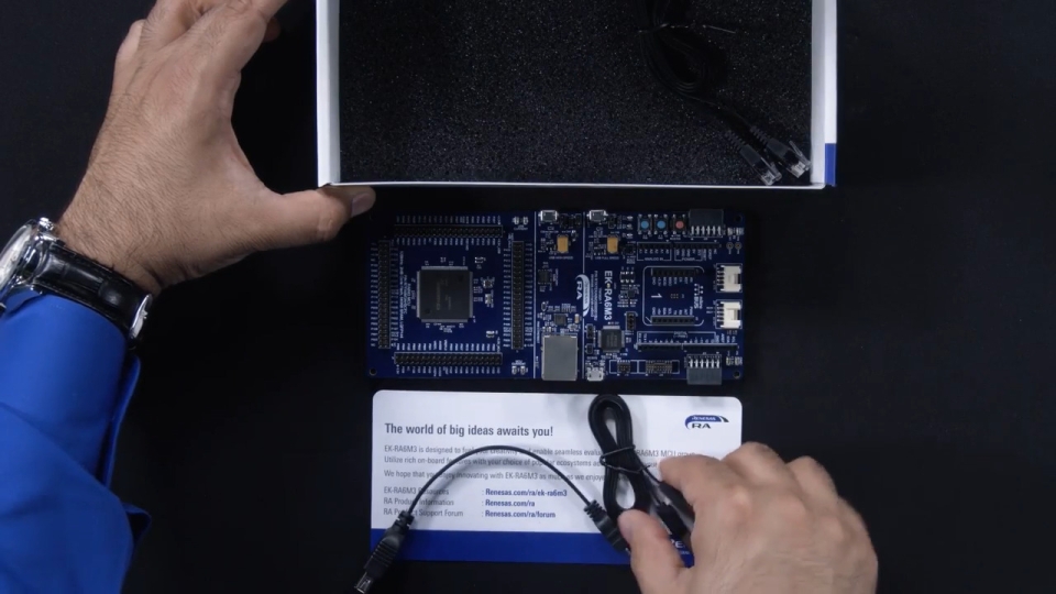 EK-RA6M3 Kit for Renesas Advanced (RA) Microcontrollers