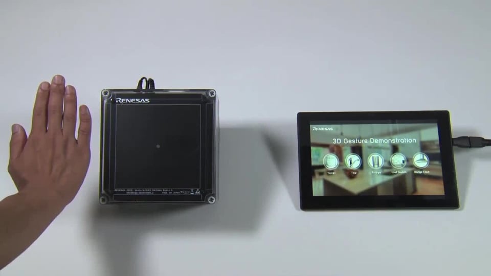 3Dジェスチャデモ