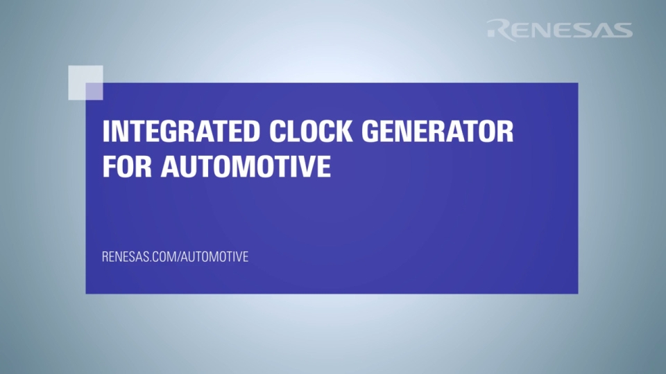 Integrated Clock Generator for Automotive