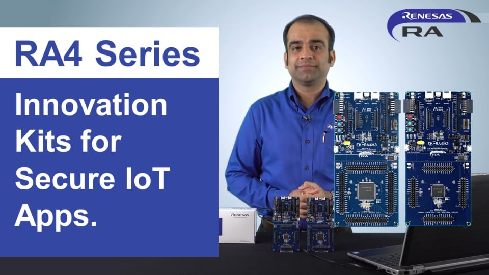 RA4 Series Kits for Renesas Advanced (RA) Microcontrollers