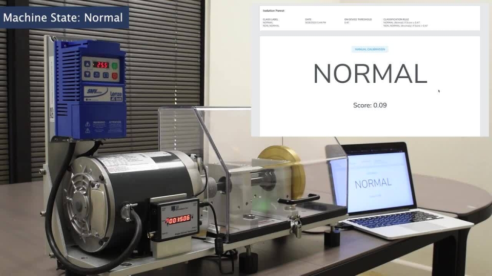 Single Class Anomaly Detection for Predictive Maintenance using Renesas RA6M3  