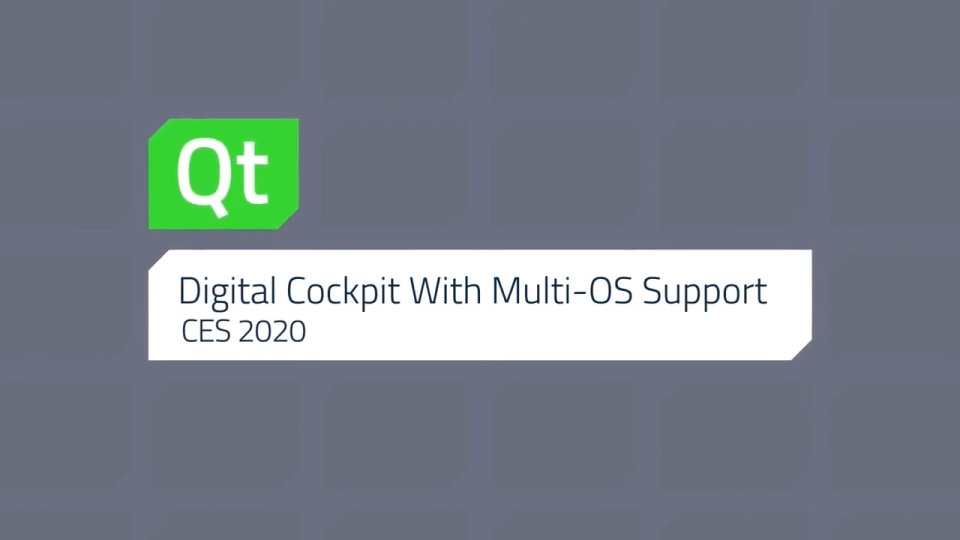 Multi-OS & Multi-Screen Supported Digital Cockpit (The Qt Company)