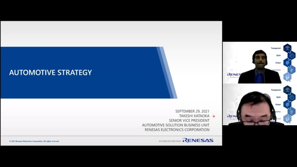 Automotive strategy / Q&A - Progress Update (September 29, 2021)