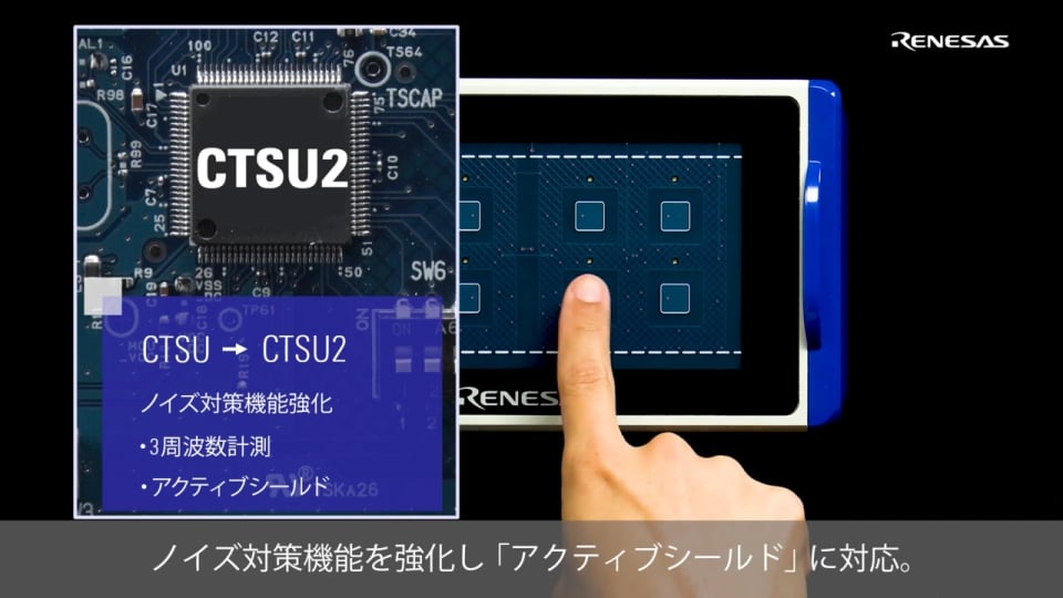 自己容量耐水タッチボタンソリューション