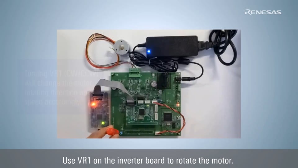 RX Smart Configurator for Motor (3/3) - Run Motor Project
