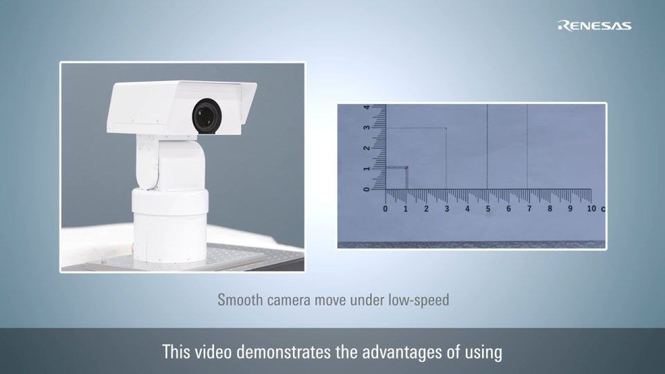 PTZ Security Camera – Renesas resolver solution demonstration