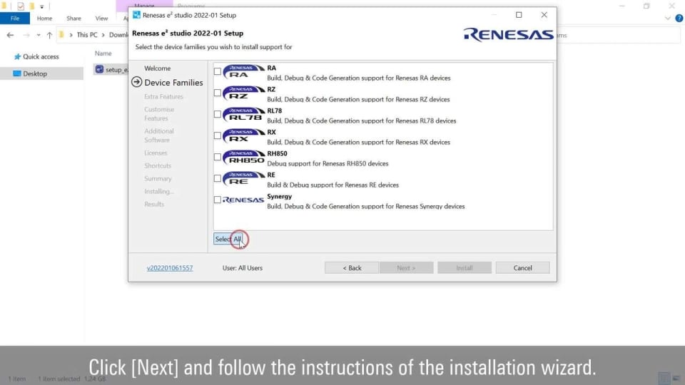 e² studio Tips - How to Install Multiple e² studio Versions