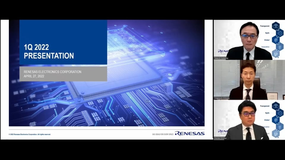 2022 1Q Financial Results Presentation Video (April 27, 2022)