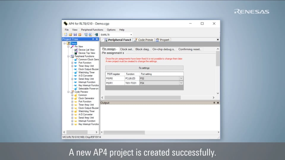 How to Use AP4 in IAR Embedded Workbench for RL78